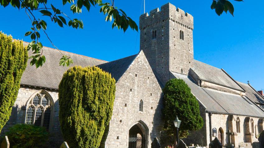 Work is needed on the tower of St Illtud’s Church. Image supplied by church appeal.