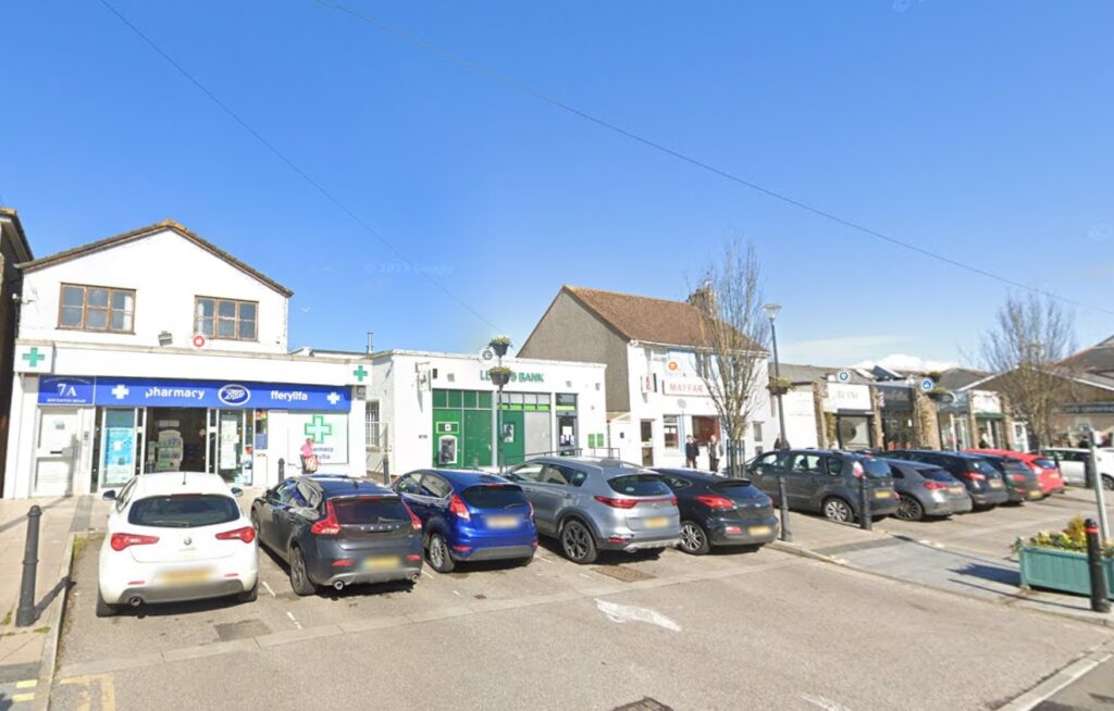 The former Lloyds bank on Boverton Road in Llantwit Major that will be turned into a Domino's. Photo: Google