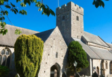 Work is needed on the tower of St Illtud’s Church. Image supplied by church appeal.