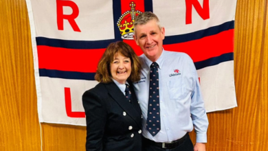 Bill and Averill from the RNLI.