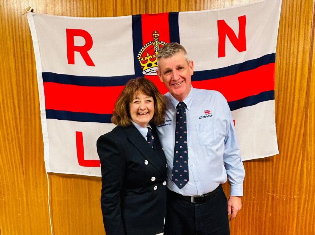 Bill and Averill from the RNLI.
