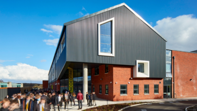 Pencoedtre School, Barry. Image: HLM architects