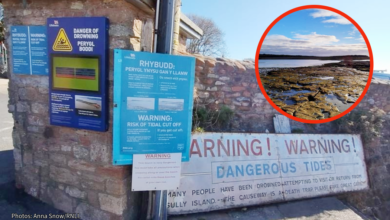 The RNLI is using Sully Island to front a safety campaign. Photo: Anna Snow/RNLI.
