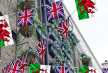 British and Welsh bunting as Town Council is to offer VE Day 80 street party grants to the community.