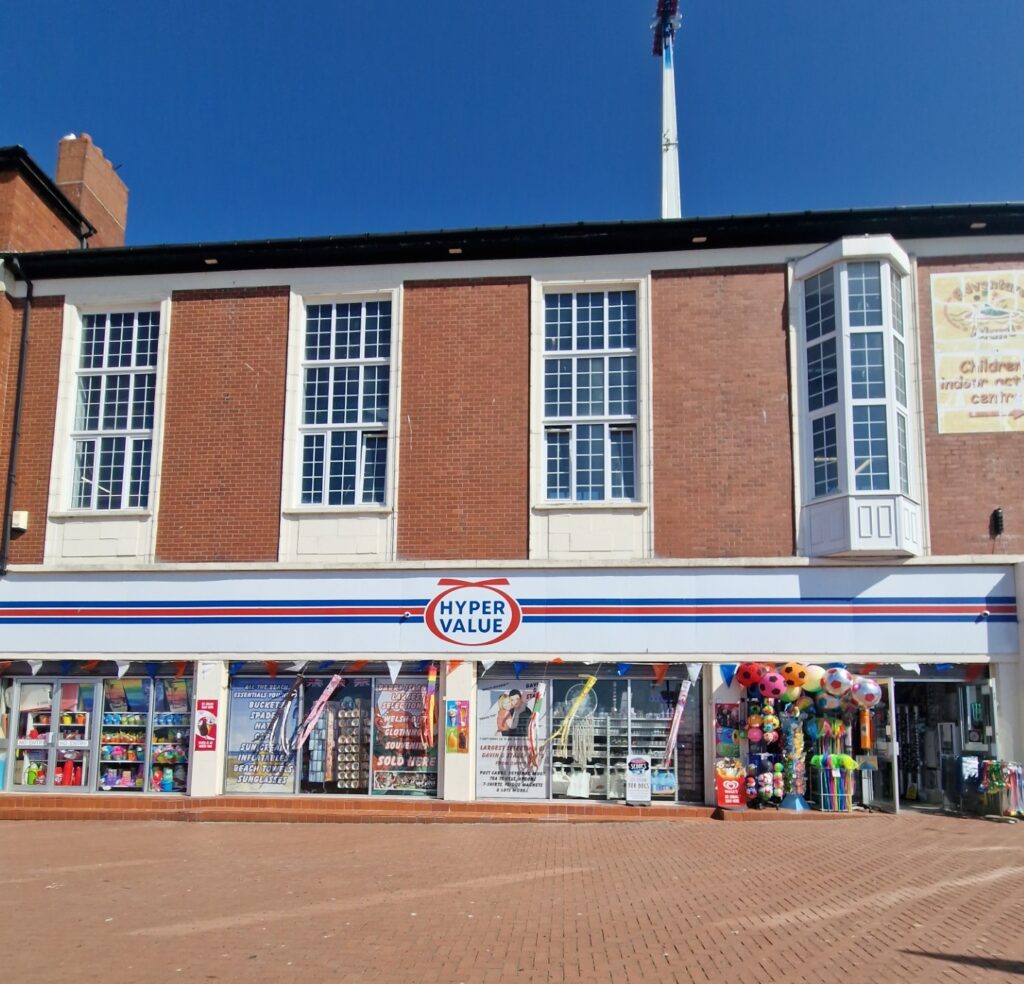 Hyper Vale store on Barry Island.
