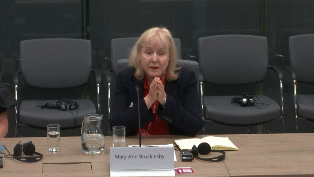 Mary Ann Brocklesby.