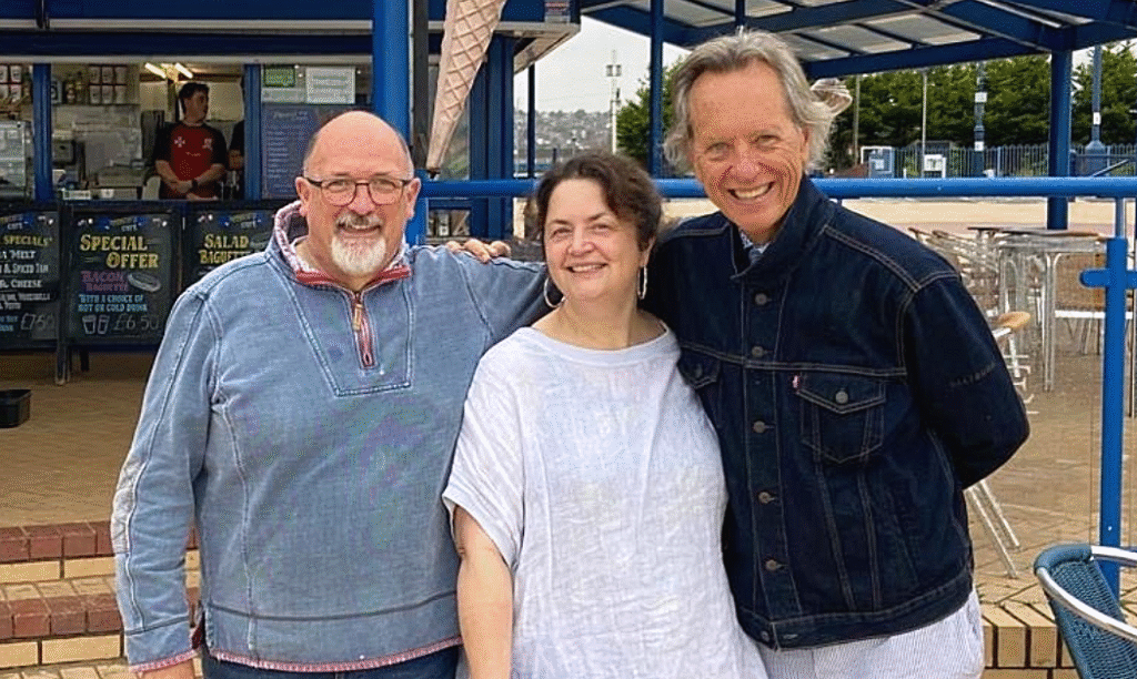 Marco Zeraschi with Ruth and Richard.