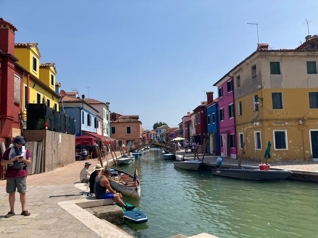 A break on the island of Burano.