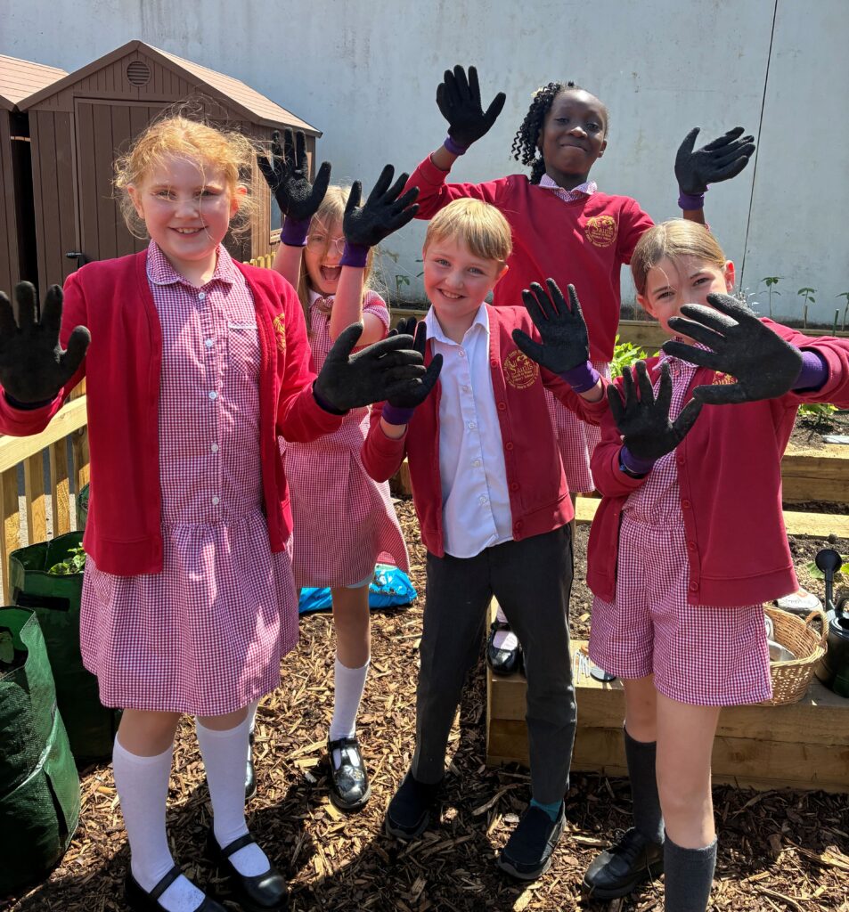 ‘Hands on’ gardening at All Saints.