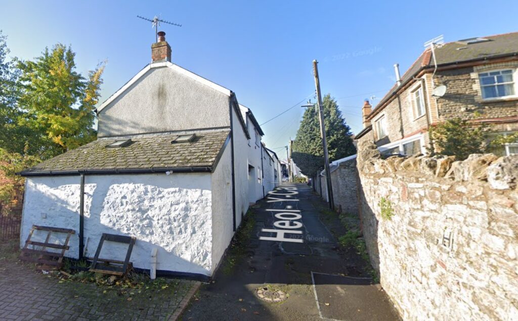 Plans to turn an old cottage, shown on the left, into three separate homes have been approved by Vale of Glamorgan Council. Photo: Google.