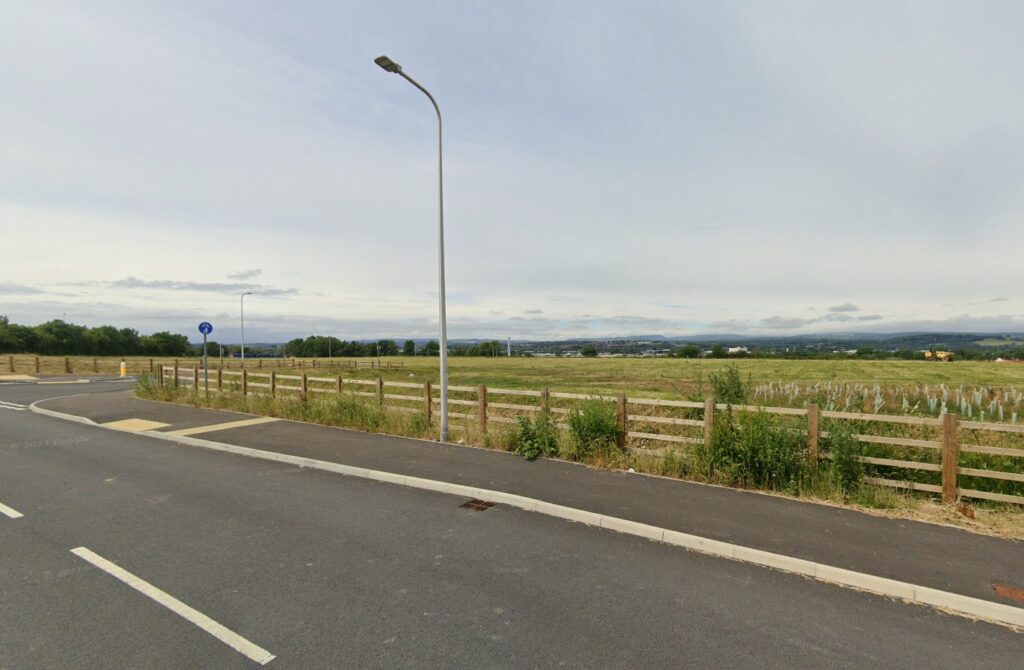 Land near Brocastle Business Park. Photo: : Google.