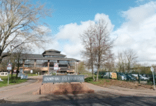 A picture of County Hall at Atlantic Wharf, Cardiff. Photo: Ted Peskett (LDRS).