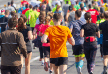 Marathon runners. Adobe.