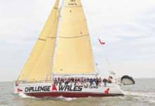 Challenge Wales’ Tall Ship is leaving Penarth.