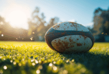 Rugby ball. Adobe.