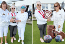 Llantwit Major Bowls Club competition winners.
