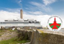 Aberthaw Power Station and South Wales Aviation Museum.