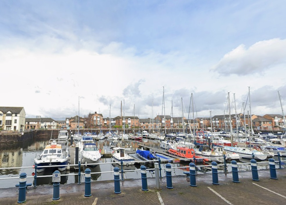 Penarth Marina. Photo: Google via LDRS.