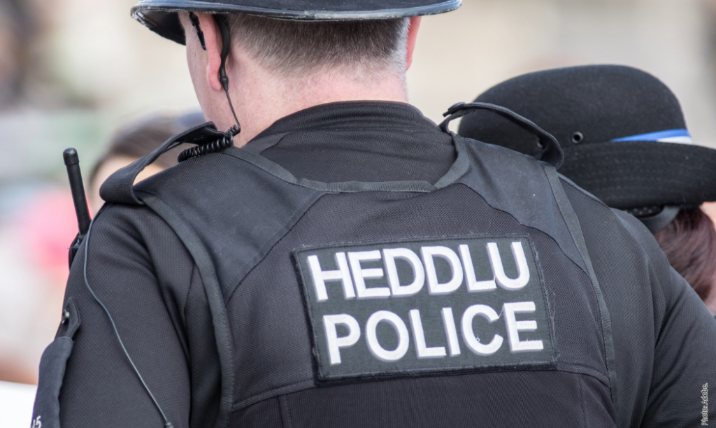 Heddlu Police officer. Photo: Adobe.
