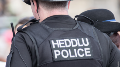 Heddlu Police officer. Photo: Adobe.