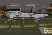The new design for the Bear Field skate park.