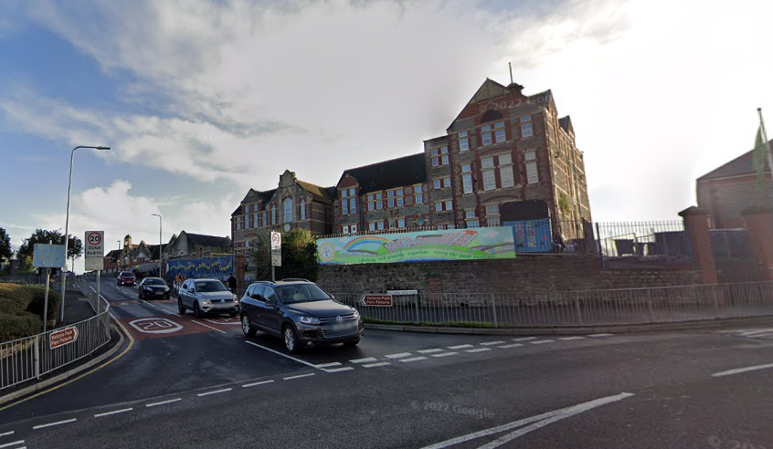 Cadoxton School is situated on Victoria Park Road, Cadoxton. Image: Google.