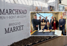 The Rhiw shopping centre has been a focal point of Bridgend town centre for many years.