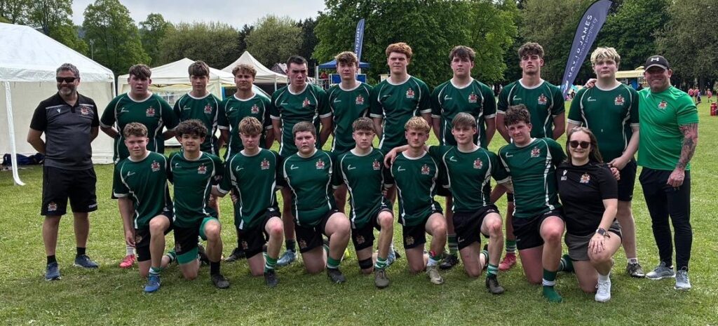 Barry’s under-16s also won their Plate competition. Photo by Barry RFC.