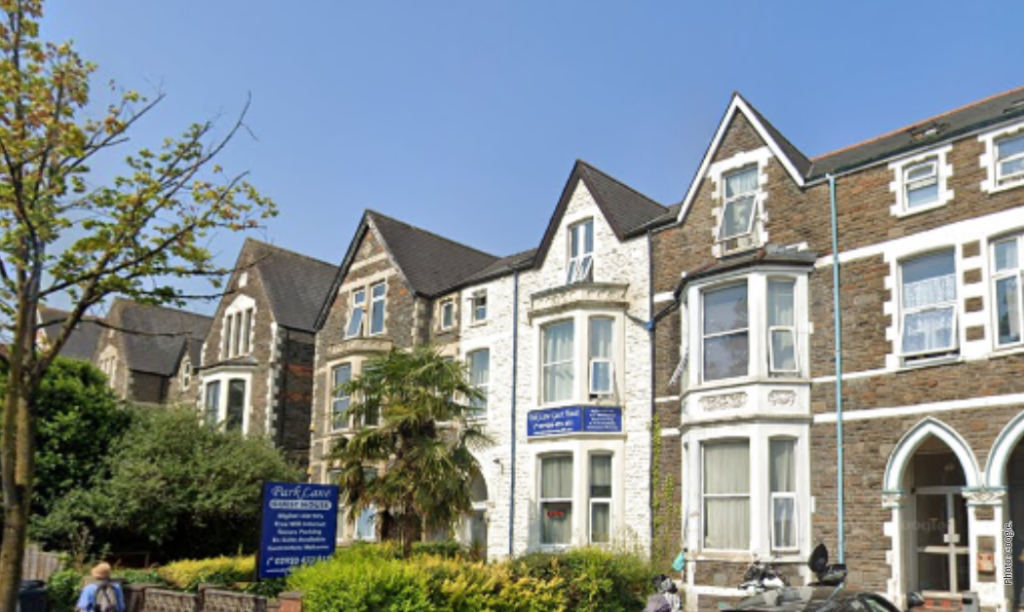 The former Park Lane guest house.