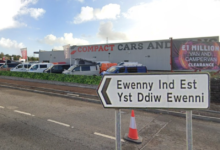 Ewenni Industrial estate in Bridgend