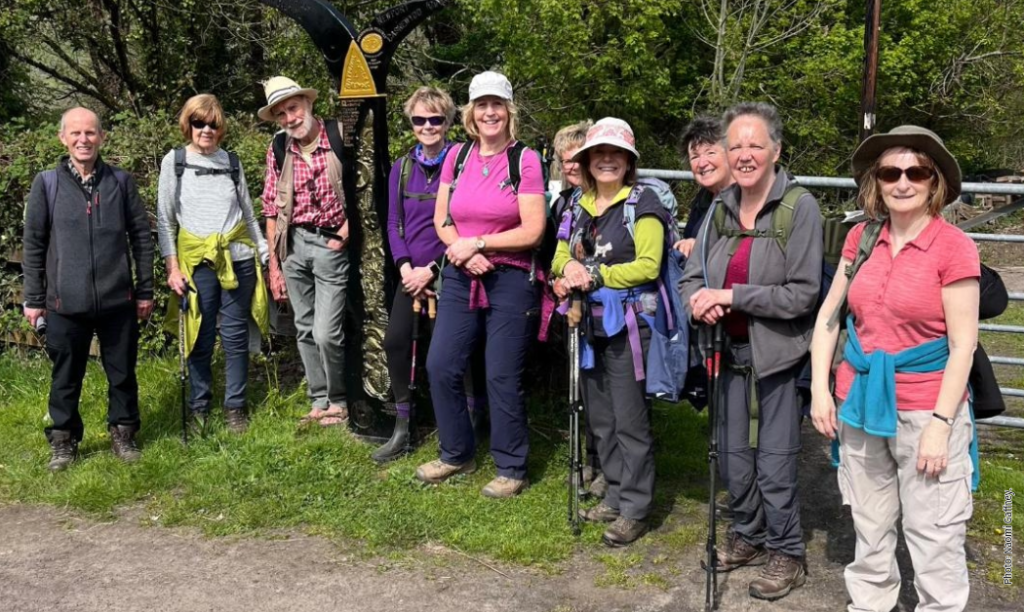 The group on the National Cycle Trail. Photo by Naomi Gaffney.