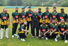 A six off the last ball took the game away from Sully Centurions Seconds.