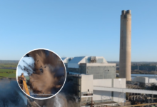 The former Aberthaw Power Station