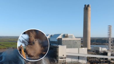 The former Aberthaw Power Station