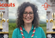 Rhian Moore has been involved in Scouting for 14 years.