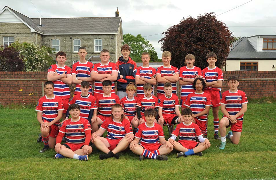 Pencoed under-14s played on the Sunday.
