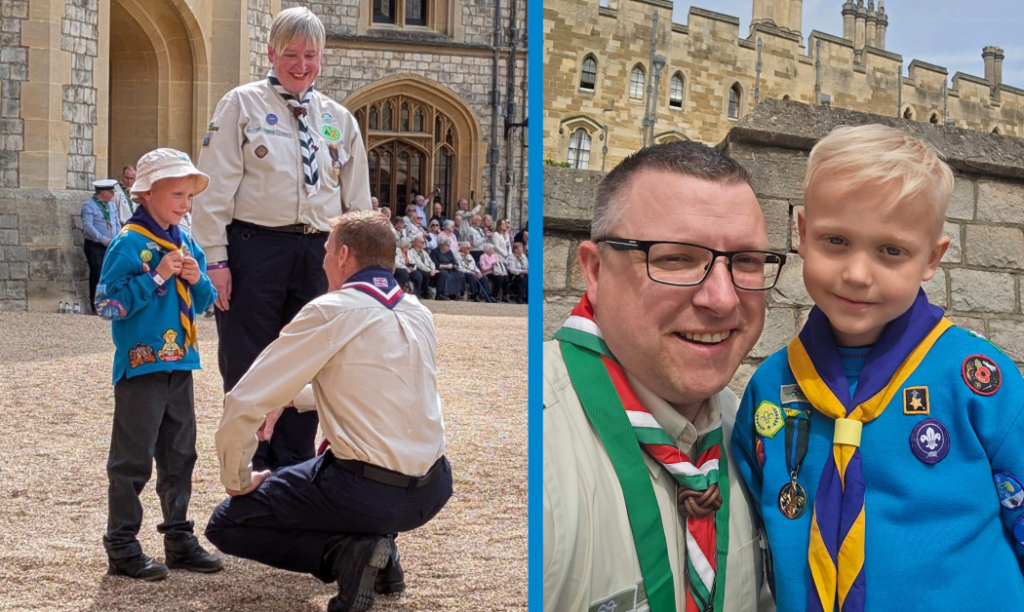 Roo was the centre of attention in Windsor Castle.