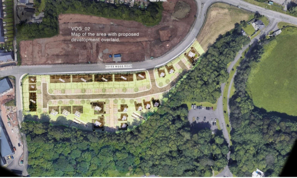 Sully resident Ed Stradling says that a proper buffer strip is needed between the housing and the trees.