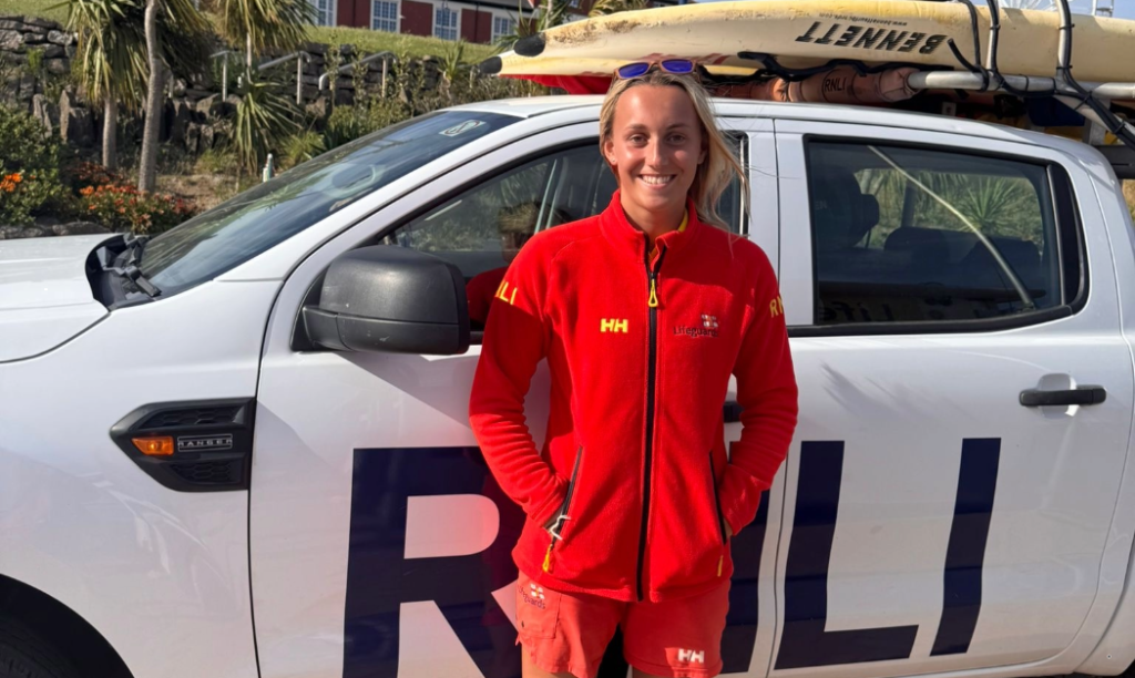 Rest Bay lifeguard Connie Millar.
