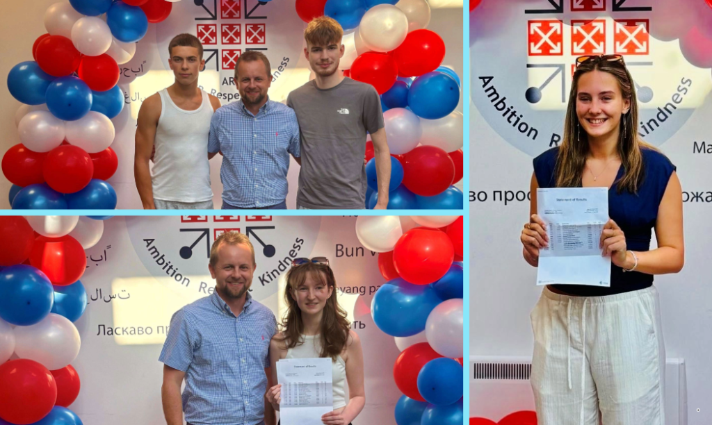 Llantwit Major A Level results day.