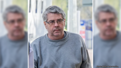 Christopher Phillips outside Merthyr Tydfil Crown Court today. Photo: WALES NEWS SERVICE)
