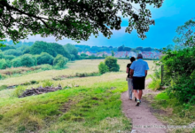 The Three Fields off a peaceful country walk, close to the town. Photo by Alan R Thomas, Instagram @art.wales311