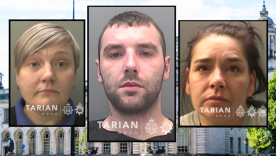 Claire Ann Jones, David James and Gemma Louise Phillips.