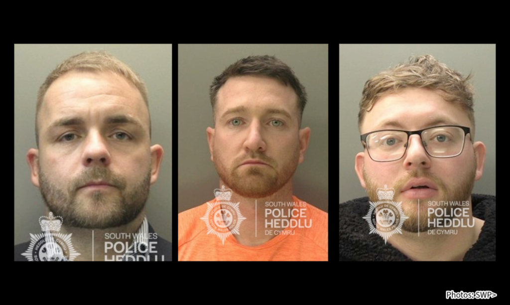 (left to right): Ben Garvey; Daniel Baker and Jake Blackburn. Image by SWP.
