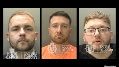 (left to right): Ben Garvey; Daniel Baker and Jake Blackburn. Image by SWP.