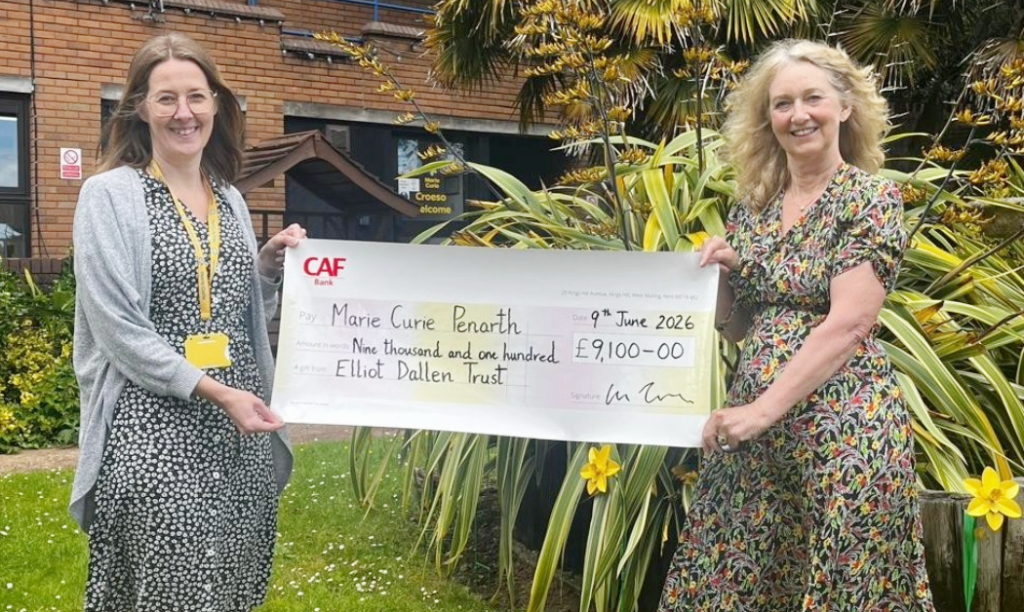 Claire Phillips from Marie Curie (left) and Jennifer Lenczner.