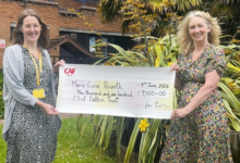 Claire Phillips from Marie Curie (left) and Jennifer Lenczner.