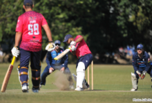 Pencoed batting against TAW. Photo by Julie Hancock, http://juliehancock.org