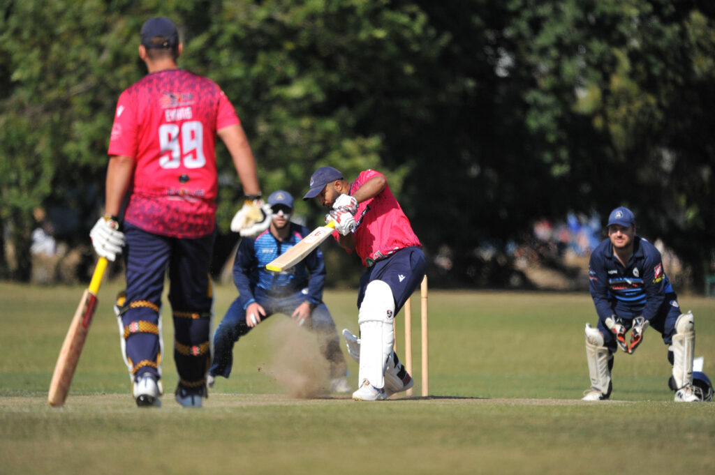 Pencoed batting against TAW. Photo by Julie Hancock, http://juliehancock.org