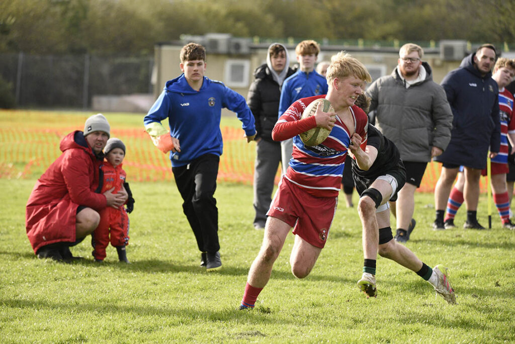 Pencoed under-16 forward Kayden Curry.